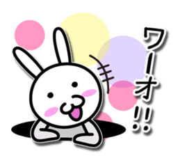 Disciple rabbit [P] sticker #5466669