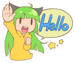 Yayako & Shiro sticker #5467220