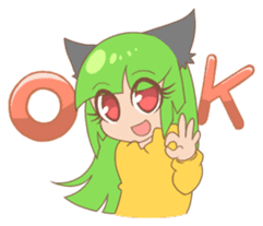 Yayako & Shiro sticker #5467221