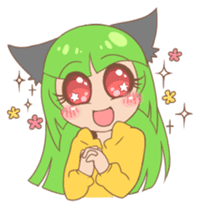 Yayako & Shiro sticker #5467223