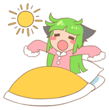 Yayako & Shiro sticker #5467225