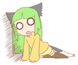 Yayako & Shiro sticker #5467228