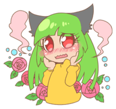 Yayako & Shiro sticker #5467231