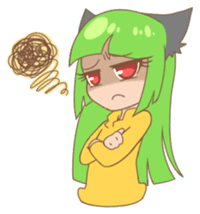 Yayako & Shiro sticker #5467234