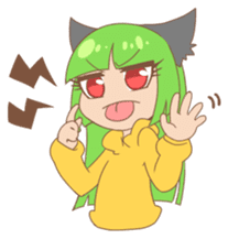 Yayako & Shiro sticker #5467236