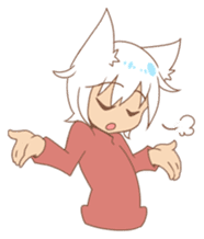 Yayako & Shiro sticker #5467249