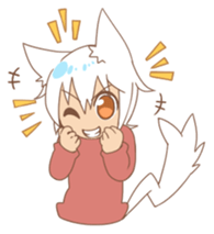 Yayako & Shiro sticker #5467250