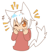 Yayako & Shiro sticker #5467250