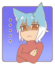 Yayako & Shiro sticker #5467251