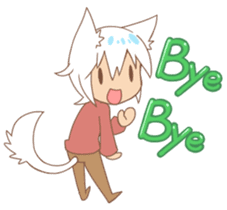 Yayako & Shiro sticker #5467252