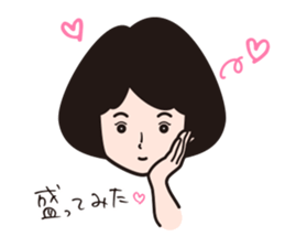 A camera-girl who loves shooting! sticker #5467301