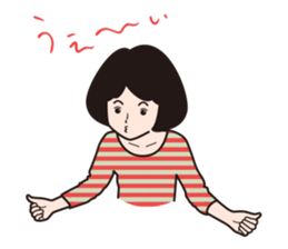 A camera-girl who loves shooting! sticker #5467303