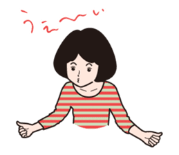 A camera-girl who loves shooting! sticker #5467303