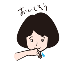 A camera-girl who loves shooting! sticker #5467308