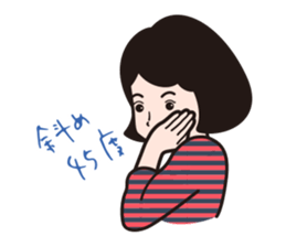 A camera-girl who loves shooting! sticker #5467312