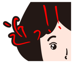 A camera-girl who loves shooting! sticker #5467314