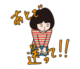 A camera-girl who loves shooting! sticker #5467323