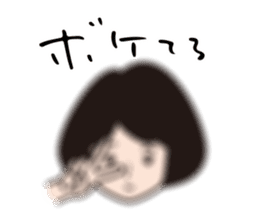 A camera-girl who loves shooting! sticker #5467328