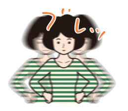 A camera-girl who loves shooting! sticker #5467329