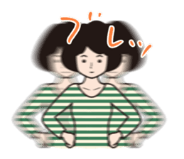 A camera-girl who loves shooting! sticker #5467329