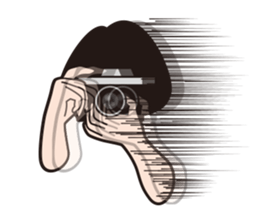 A camera-girl who loves shooting! sticker #5467331