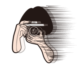 A camera-girl who loves shooting! sticker #5467331