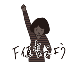 A camera-girl who loves shooting! sticker #5467334