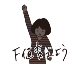 A camera-girl who loves shooting! sticker #5467334