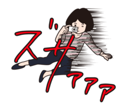 A camera-girl who loves shooting! sticker #5467335