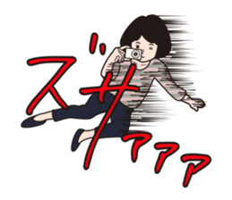 A camera-girl who loves shooting! sticker #5467335