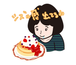 A camera-girl who loves shooting! sticker #5467337