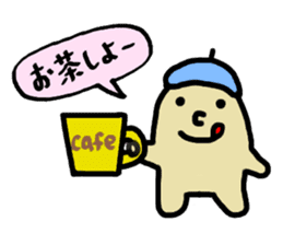 Coloful sticker of a working girl sticker #5468063