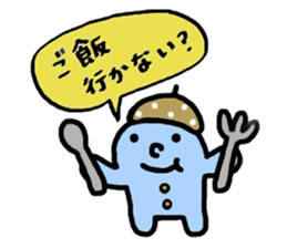 Coloful sticker of a working girl sticker #5468065