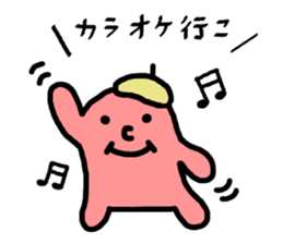 Coloful sticker of a working girl sticker #5468067