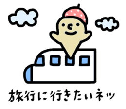 Coloful sticker of a working girl sticker #5468070