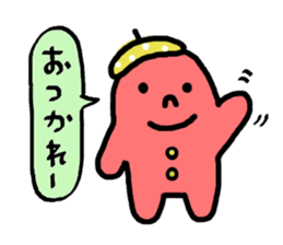 Coloful sticker of a working girl sticker #5468075