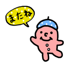 Coloful sticker of a working girl sticker #5468080