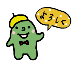 Coloful sticker of a working girl sticker #5468082