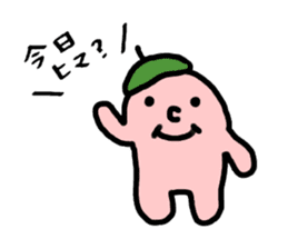 Coloful sticker of a working girl sticker #5468084