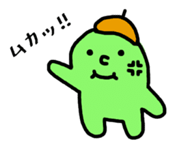 Coloful sticker of a working girl sticker #5468089