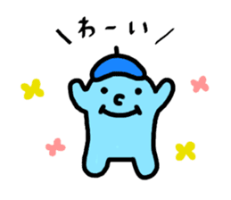 Coloful sticker of a working girl sticker #5468090