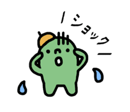 Coloful sticker of a working girl sticker #5468093