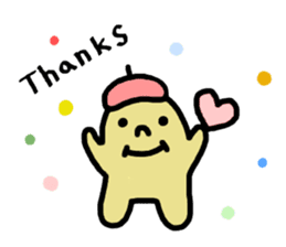 Coloful sticker of a working girl sticker #5468098