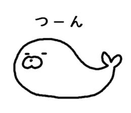 White seal2 sticker #5468667