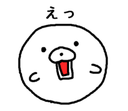 White seal2 sticker #5468668