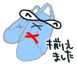 Right and Left-shoes are good friends! sticker #5469503