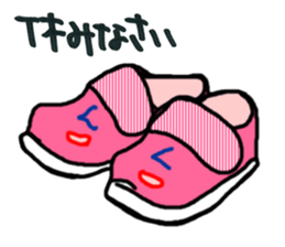Right and Left-shoes are good friends! sticker #5469505