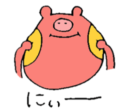 TANUHOHO -a i  u e o- sticker #5469881