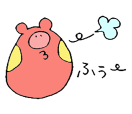 TANUHOHO -a i  u e o- sticker #5469887