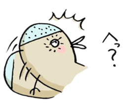 Birds of bald Osaka sticker #5470184